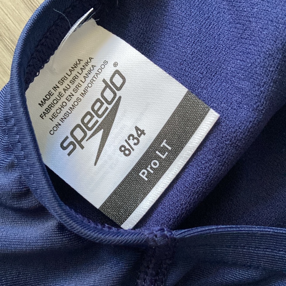 SPEEDO Solid Super Proback One Piece in Navy Size 8 🎉Host Pick 🎉 - Picture 9 of 9